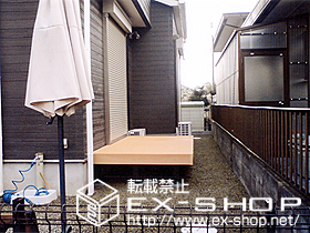 のテラス屋根 プリミテラスF型 単体 テラスタイプ 施工例