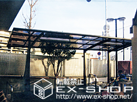 のサイクルポート・駐輪場 カーブポートシグマIII ミニ 施工例