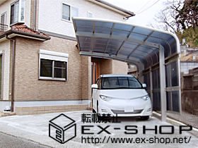 のカーポート レイナキャップポート＋サイドパネル 施工例