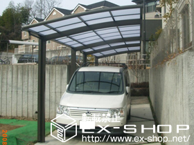 のカーポート カーブポートシグマIII 縦連棟タイプ 積雪〜20cm対応 施工例