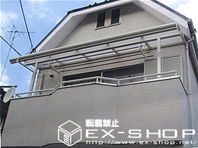 のバルコニー・ベランダ屋根 ライザーテラス R型  単体  屋根タイプ  積雪〜20cm対応 施工例