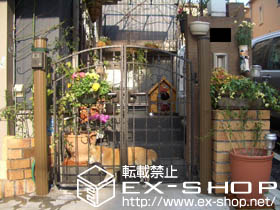 の機能門柱・ポスト ステイウッドファンクションポール1型　門柱仕様 施工例