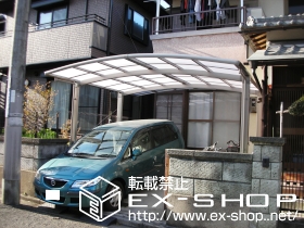 のカーポート カーブポートシグマII  ワイドタイプ  積雪〜20cm対応 施工例