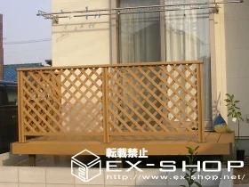 LIXIL リクシル(トステム)のウッドデッキ リコステージⅡ 施工例
