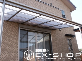 のテラス屋根 ライザーテラス R型  単体 テラスタイプ  積雪〜20cm対応 施工例