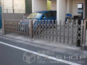 のカーゲート アルピタHGミニ ノンキャスター 両開き 施工例