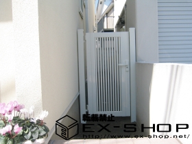 の門扉 シャレオR2型　片開き（内開き） 施工例