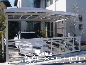 のカーゲート ワイドオーバードアR1型 施工例