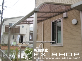 のテラス屋根 ライザーテラス R型  単体 テラスタイプ  積雪〜20cm対応 施工例