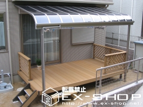 のテラス屋根 アルファテラスRB型 単体 テラスタイプ  積雪〜20cm対応 施工例