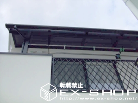 のバルコニー・ベランダ屋根 ライザーテラス R型  単体  屋根タイプ  積雪〜20cm対応 施工例