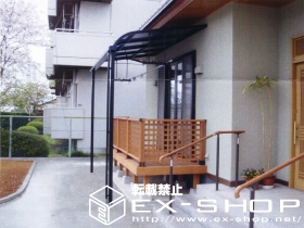 のテラス屋根 ライザーテラス II R型 テラスタイプ 積雪〜20cm対応 施工例