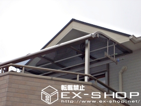 のバルコニー・ベランダ屋根 ライザーテラス R型 屋根タイプ 積雪〜20cm対応 施工例