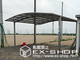 のカーポート カーブポートシグマII  ワイドタイプ  積雪〜20cm対応 施工例