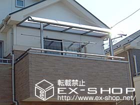 のテラス屋根 ライザーテラス II R型  単体 テラスタイプ  積雪〜20cm対応 施工例