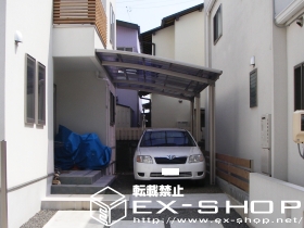 のカーポート ルーフポートシグマ 延長タイプ  積雪〜20cm対応 施工例