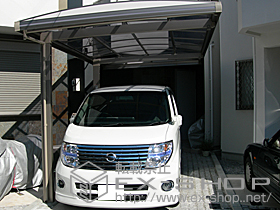 のカーポート キューブポートプラスレギュラー 施工例