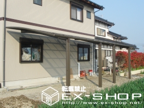 のカーポート カーブポートシグマII  縦連棟タイプ  積雪〜20cm対応 施工例