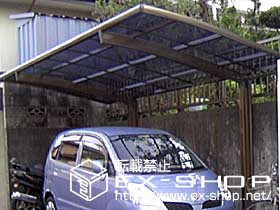 のカーポート カーブポートシグマII  積雪〜20cm対応 施工例