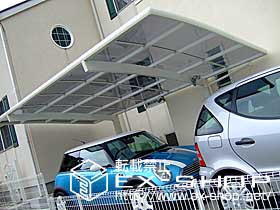 のカーポート カーブポートシグマII  積雪〜20cm対応 施工例