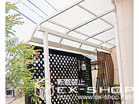 のテラス屋根 ライザーテラス II R型  単体 テラスタイプ  積雪〜20cm対応 施工例