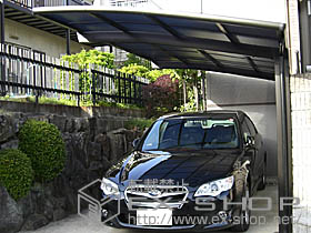 のカーポート カーブポートシグマII  積雪〜20cm対応 施工例