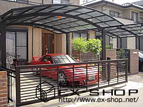 のカーゲート ワイドオーバードア R1型 手動式 施工例