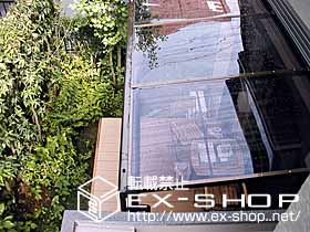 のテラス屋根 ライザーテラス II F型 単体 テラスタイプ  積雪〜20cm対応 施工例