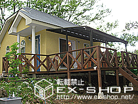 のテラス屋根 アルファテラスF型 単体 テラスタイプ  積雪〜20cm対応 施工例