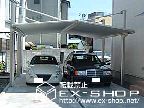 のカーポート バローネ　M合掌タイプ  積雪〜20cm対応 施工例