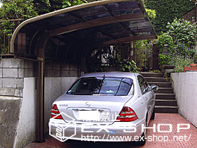 のカーポート テールポートシグマ　レギュラー 施工例