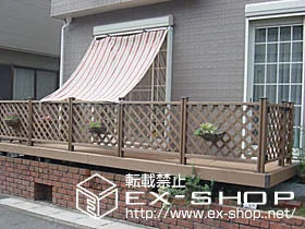 ���s�{�ؒÐ�s��LIXIL ���N�V���i�g�X�e���j�̃E�b�h�f�b�L ���R�X�e�[�WII + �E�b�h�p�[�e�B�V�����@�@�J���˂��� �{�H��