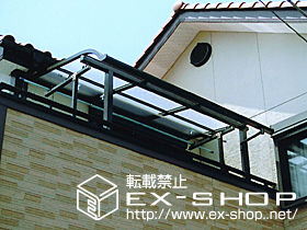 のバルコニー・ベランダ屋根 ライザーテラスII R型 単体  屋根タイプ  積雪〜20cm対応 施工例