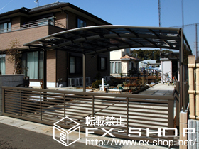 のカーポート カーブポートシグマIII 積雪〜20cm対応 施工例