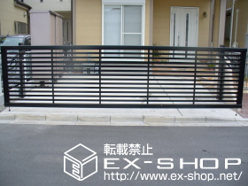 のカーゲート ワイドオーバードア　R3型　手動式 施工例