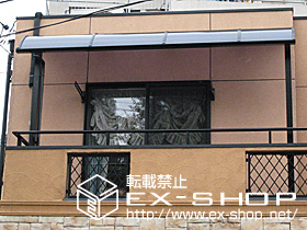 のバルコニー・ベランダ屋根 ライザーテラス II R型 単体  屋根タイプ  積雪〜20cm対応 施工例