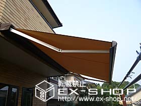 のオーニング・日よけ 彩鳥C型　ボックスタイプ 手動式 施工例