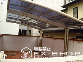 のカーポート カーブポートシグマII V  積雪〜20cm対応 施工例