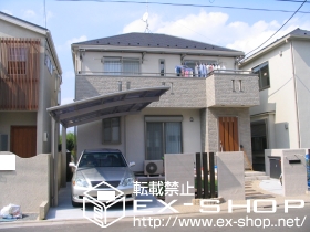 のバルコニー・ベランダ屋根 ライザーテラス II F型 ルーフタイプ 積雪〜20cm対応 施工例