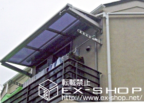 のバルコニー・ベランダ屋根 ライザーテラス II F型 ルーフタイプ 積雪〜20cm対応 施工例