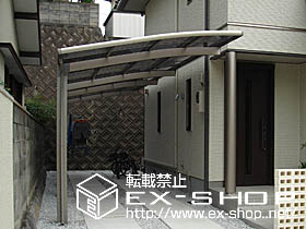 のカーポート カーブポートシグマII  縦連棟タイプ  積雪〜20cm対応 施工例