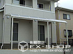 のテラス屋根 ライザーテラス II R型 連棟 テラスタイプ  積雪〜20cm対応 施工例