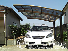 のカーポート カーブポートシグマIII  積雪〜20cm対応 施工例