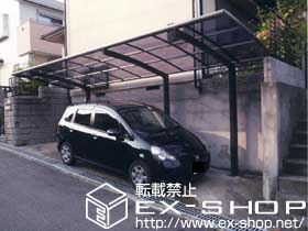のカーポート カーブポートシグマIIミニ  延長タイプ  積雪〜20cm対応 施工例