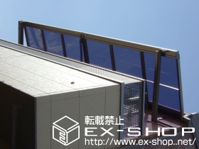 のバルコニー・ベランダ屋根 ライザーテラス? F型 600タイプ 連棟 ルーフタイプ 施工例