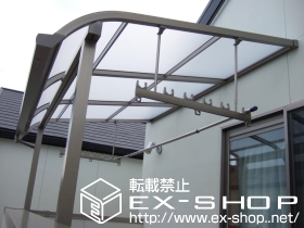 のバルコニー・ベランダ屋根 ライザーテラス? R型 600タイプ 単体 屋根タイプ 施工例