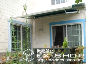 のオーニング・日よけ 彩鳥S型　ボックスタイプ　手動式　外観左駆動【特注品】 施工例