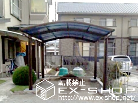 のカーポート レイナワンポート ＋ 既存カーポート交換・新設用雨樋一式 施工例