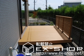 の リコステージ?デッキフェンス T-10×3スパン直線 施工例