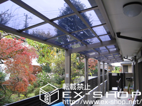 のサイクルポート・駐輪場 カーブポートシグマ?ミニ 縦3連棟 積雪〜20cm対応 施工例